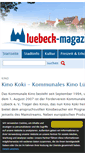 Mobile Screenshot of luebeck-magazin.de